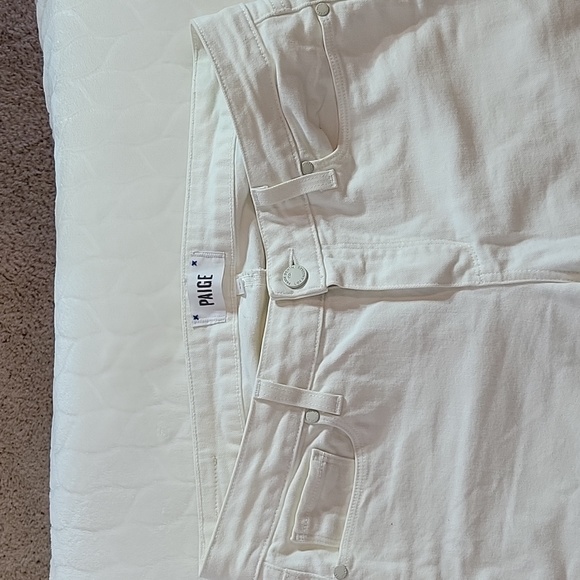 Paige Verdugo Ultra Skinny Jeans Cream/Gold Solstice size 30 - Picture 3 of 16